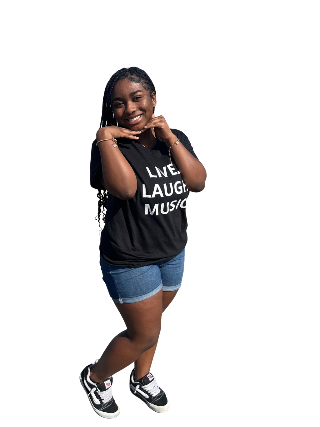 LIVE. LAUGH. MUSIC. Unisex classic tee