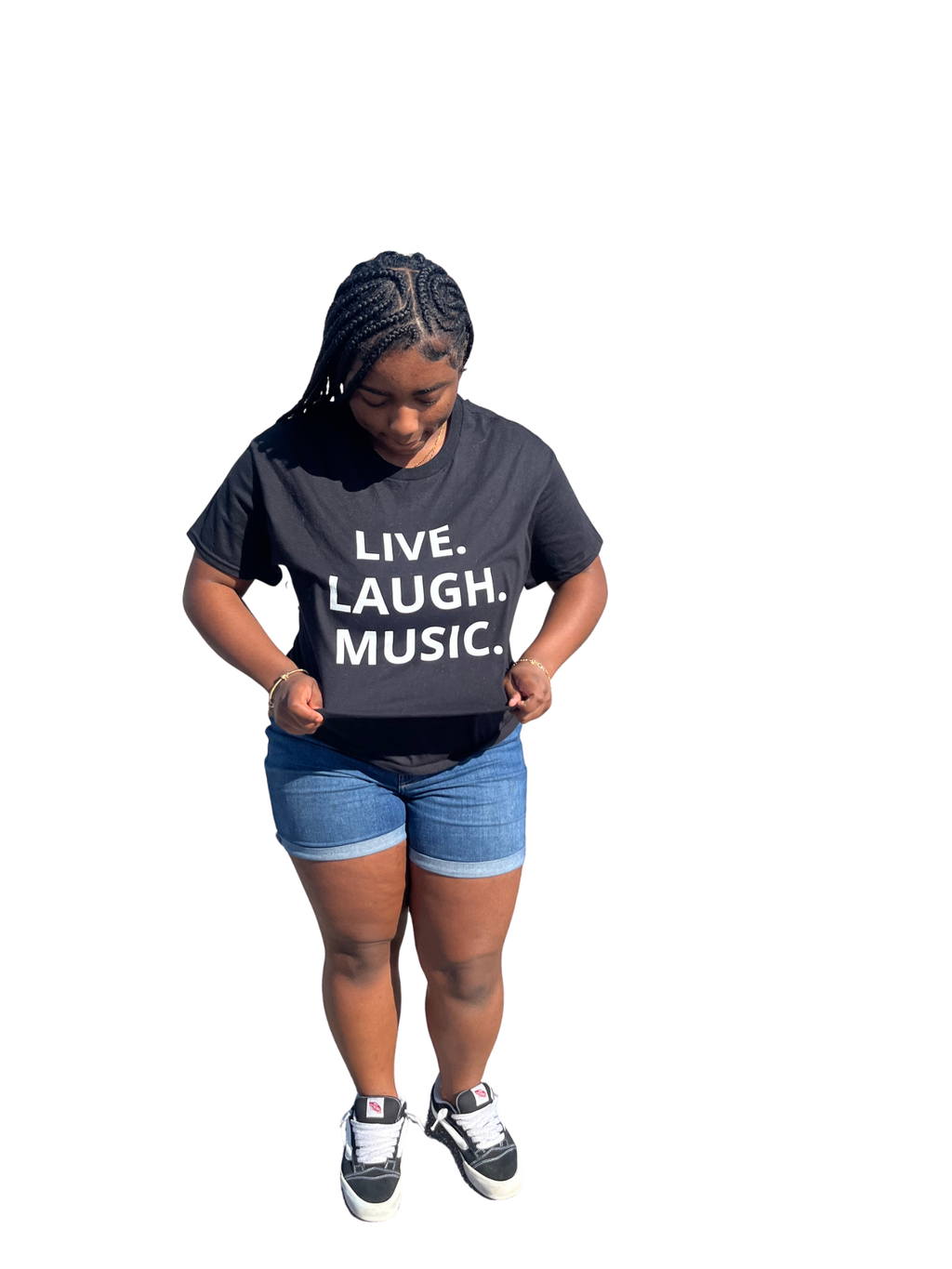 LIVE. LAUGH. MUSIC. Unisex classic tee