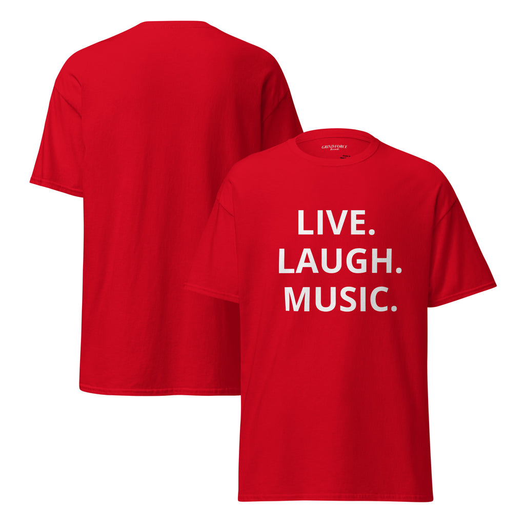 LIVE. LAUGH. MUSIC. Unisex classic tee