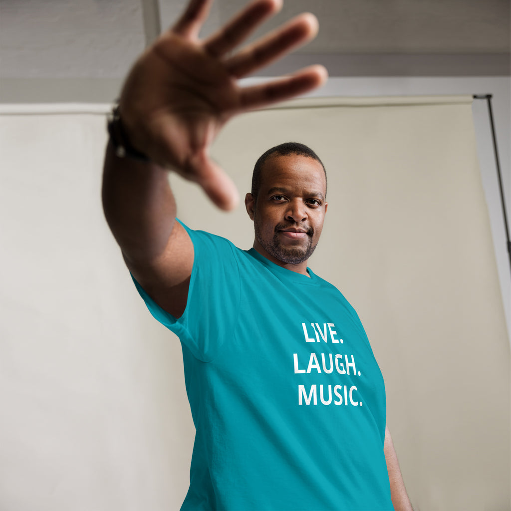 LIVE. LAUGH. MUSIC. Unisex classic tee